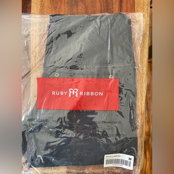 Ruby Ribbon Denim leggings - Picture 5 of 5